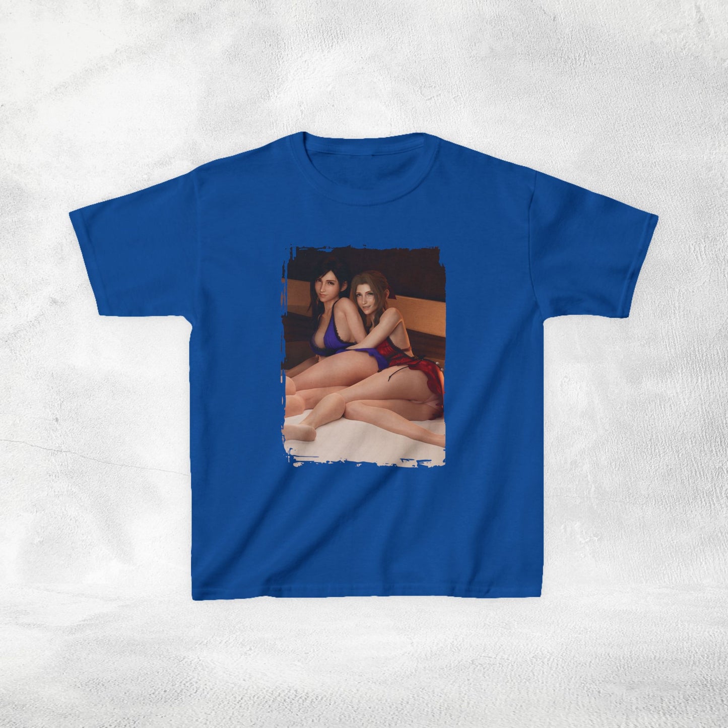 Kids gaming shirt Final Fantasy Aerith and Tifa