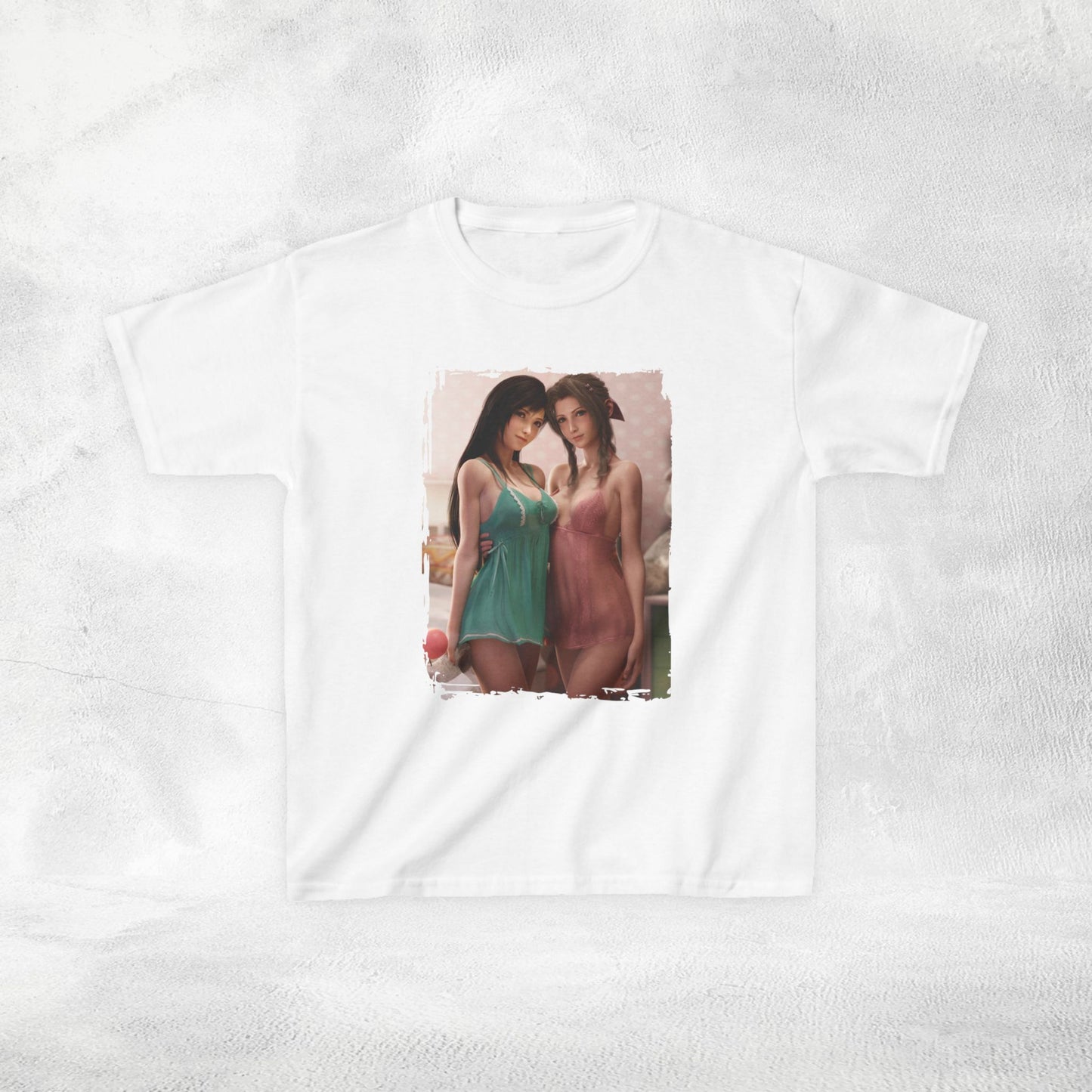 Kids gaming shirt Final Fantasy Tifa Lockhart and Aerith Gainsborough