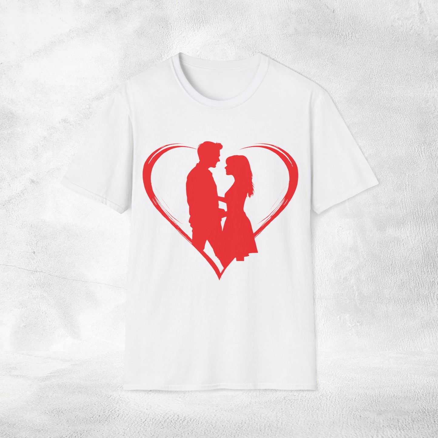 Unisex couples T-Shirt heart