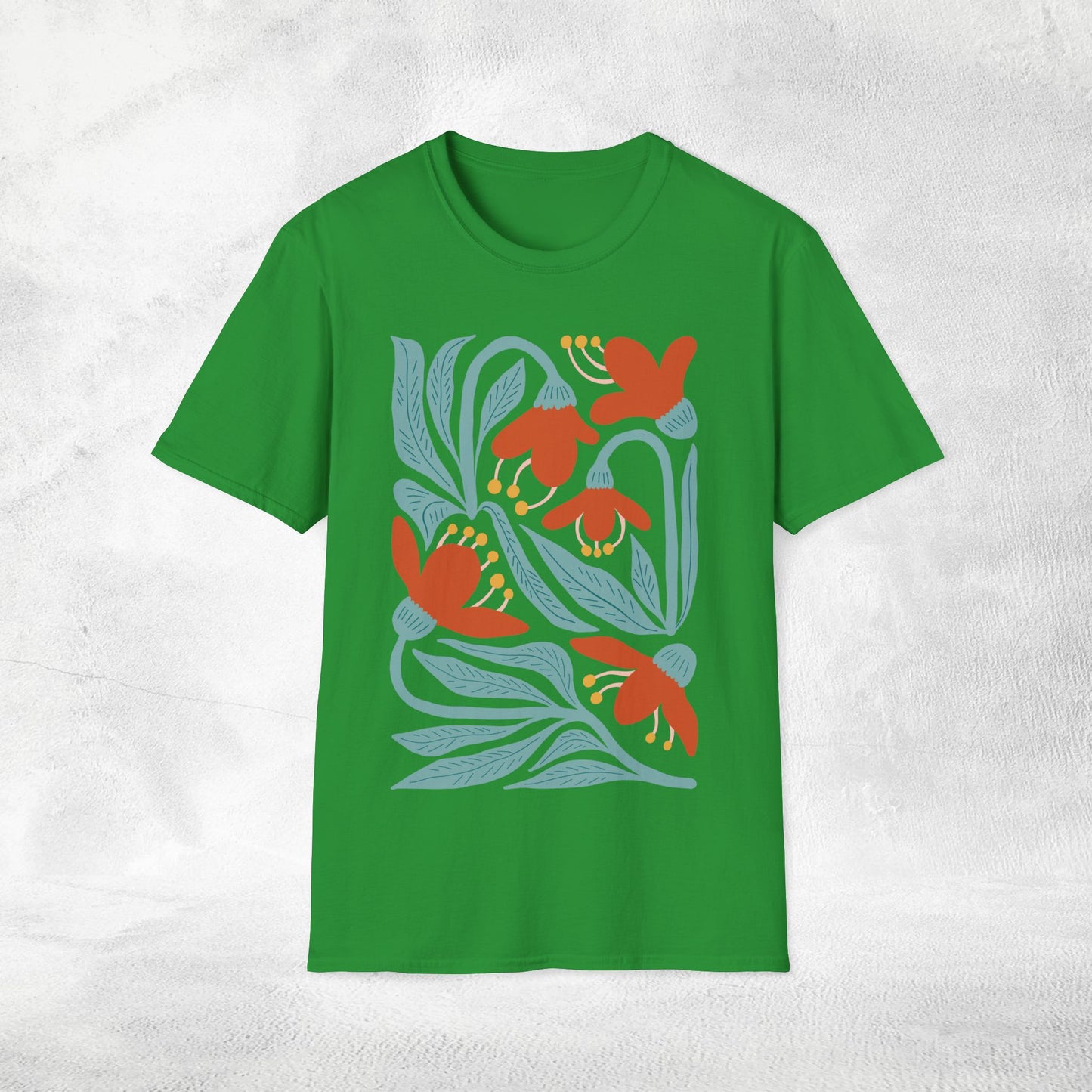 Womens shirt Dänische Blumen