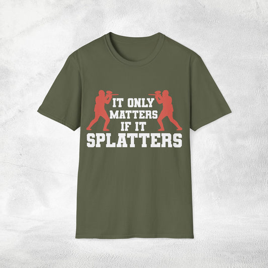 Unisex Paintball shirt Splatter