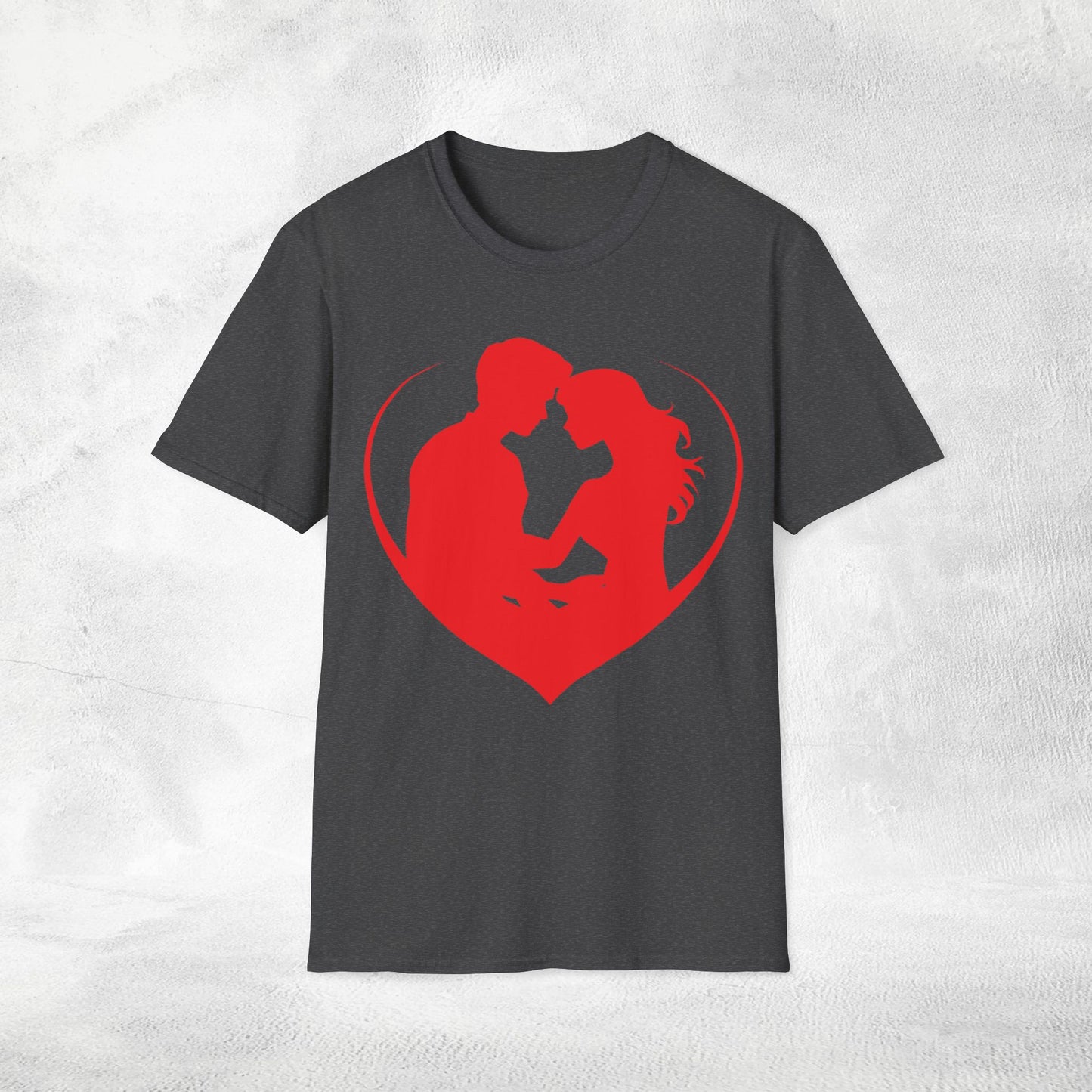 Unisex couples T-Shirt heart