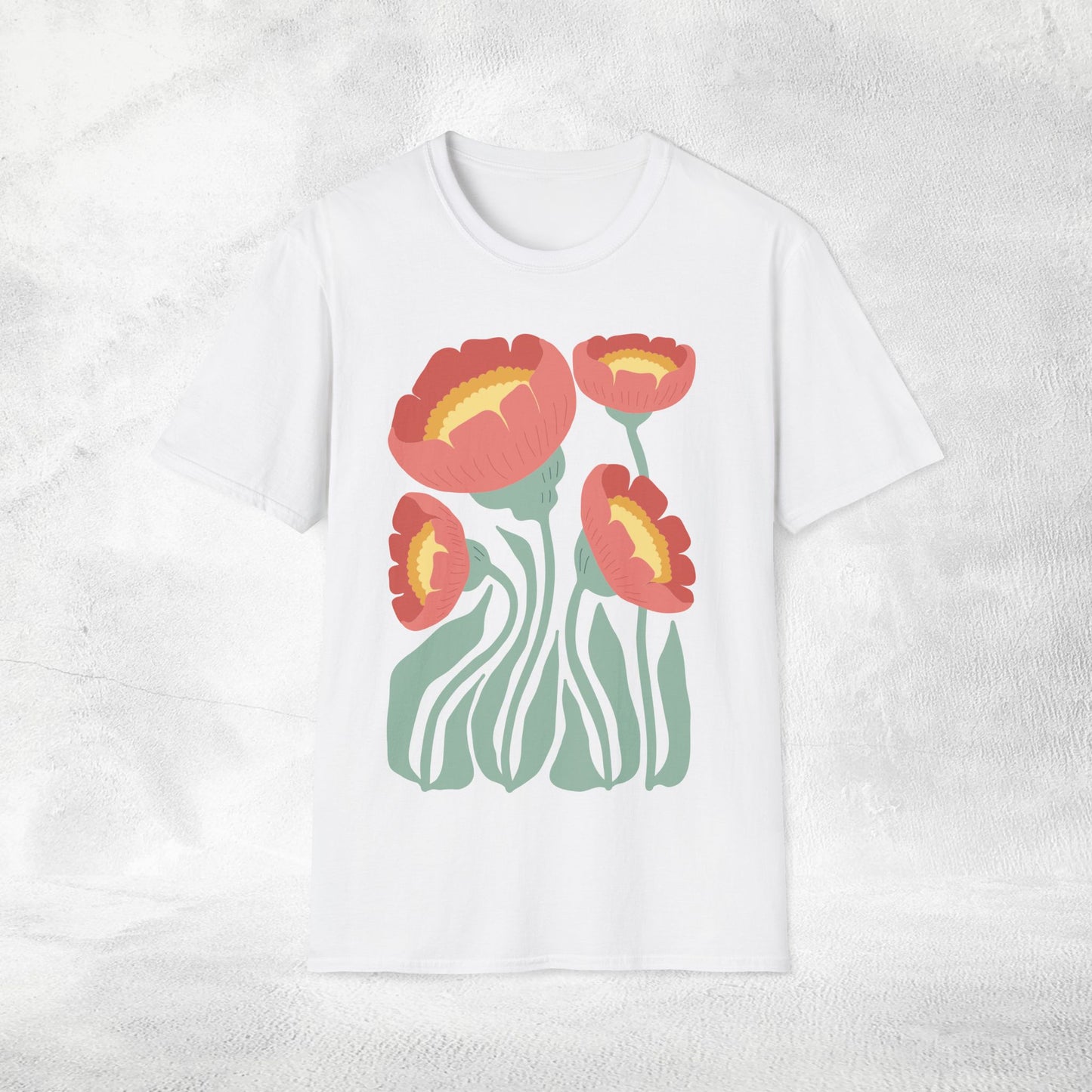 Womens shirt Dänische Blumen