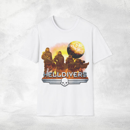 Unisex gaming shirt Helldivers