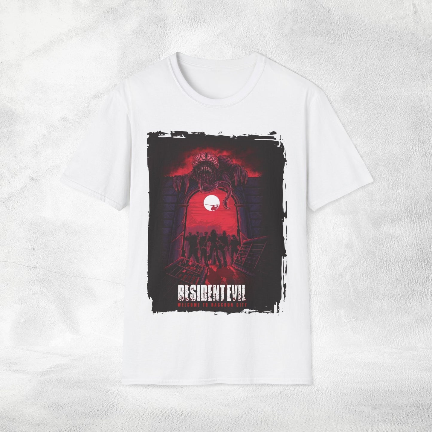 Unisex gaming shirt Resident Evil welcome to Raccoon City