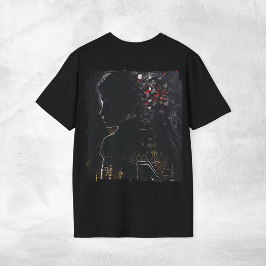 Unisex gaming shirt Expedition 33 Maelle BACKPRINT