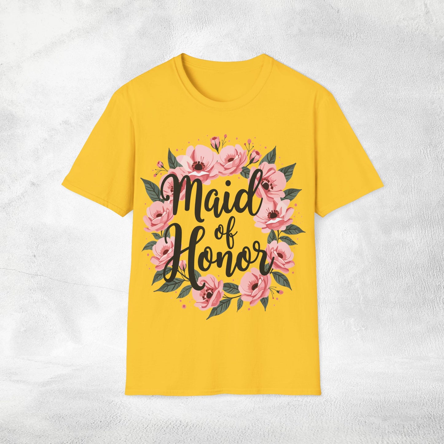 Women T-Shirt Maid of Honor bachelorette party