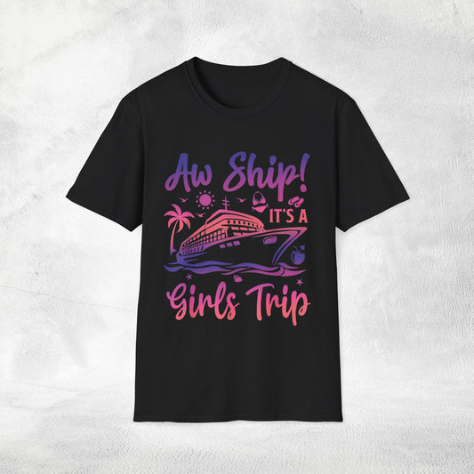 Womens T-shirt girls trip Aw Ship