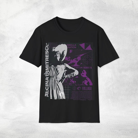 Unisex gaming shirt Resident Evil Lady Dimitresco