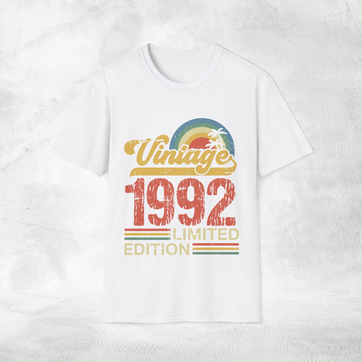 Unisex year of birth shirt 1992
