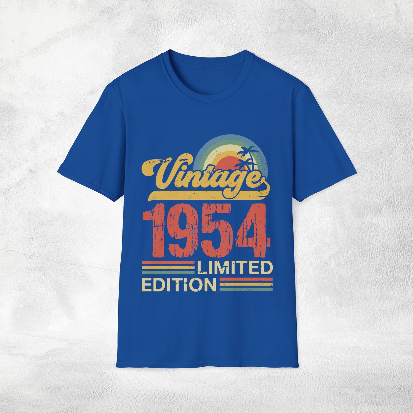 Unisex year of birth shirt 1954