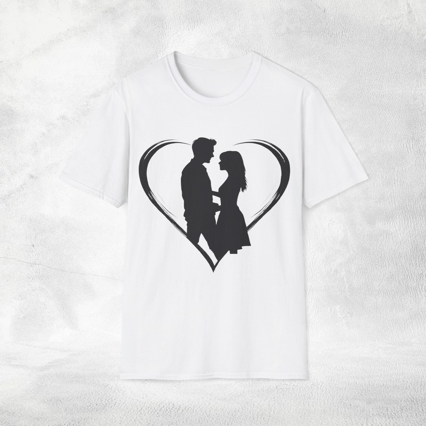 Unisex couples T-Shirt heart