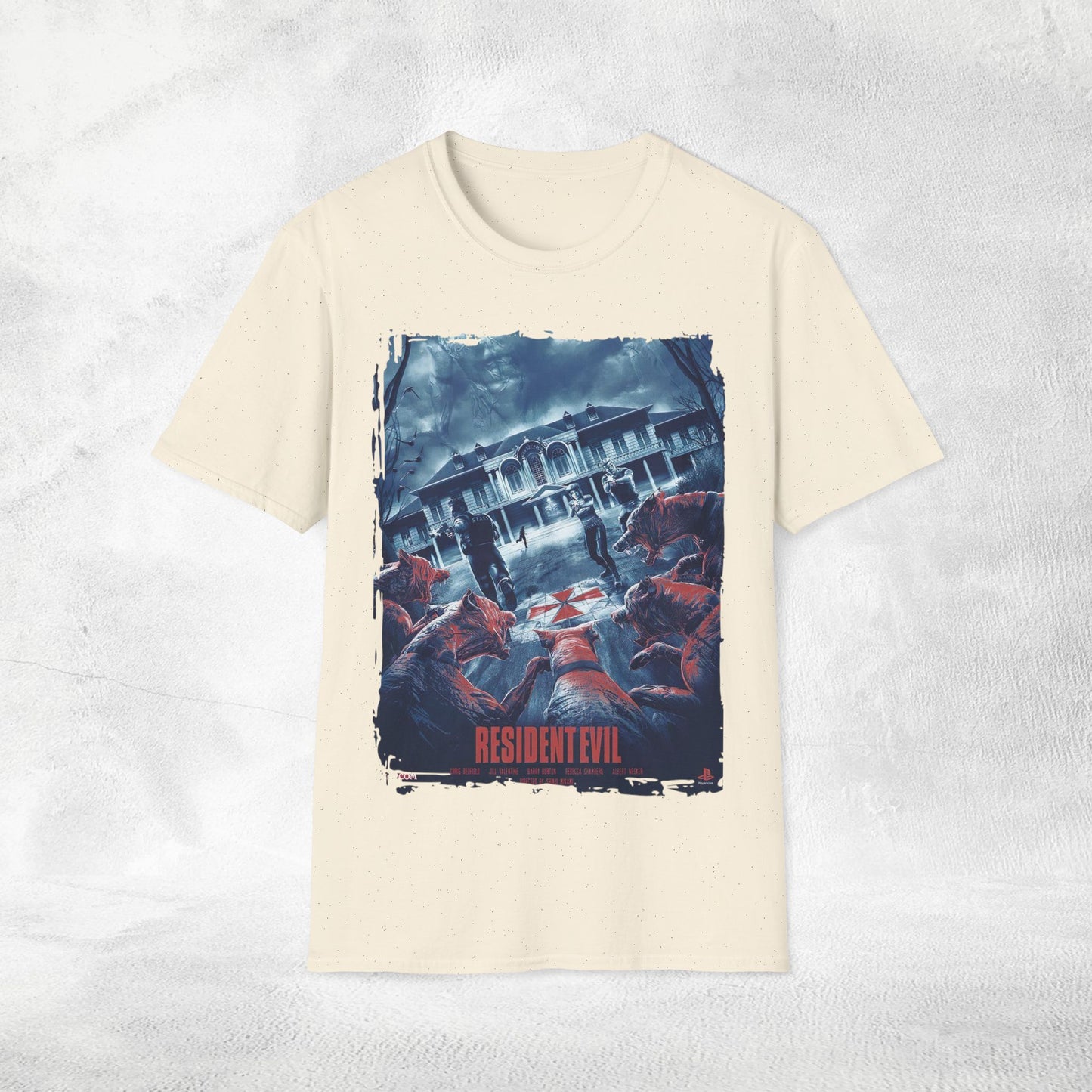Unisex gaming shirt Resident Evil Spencer Mansion