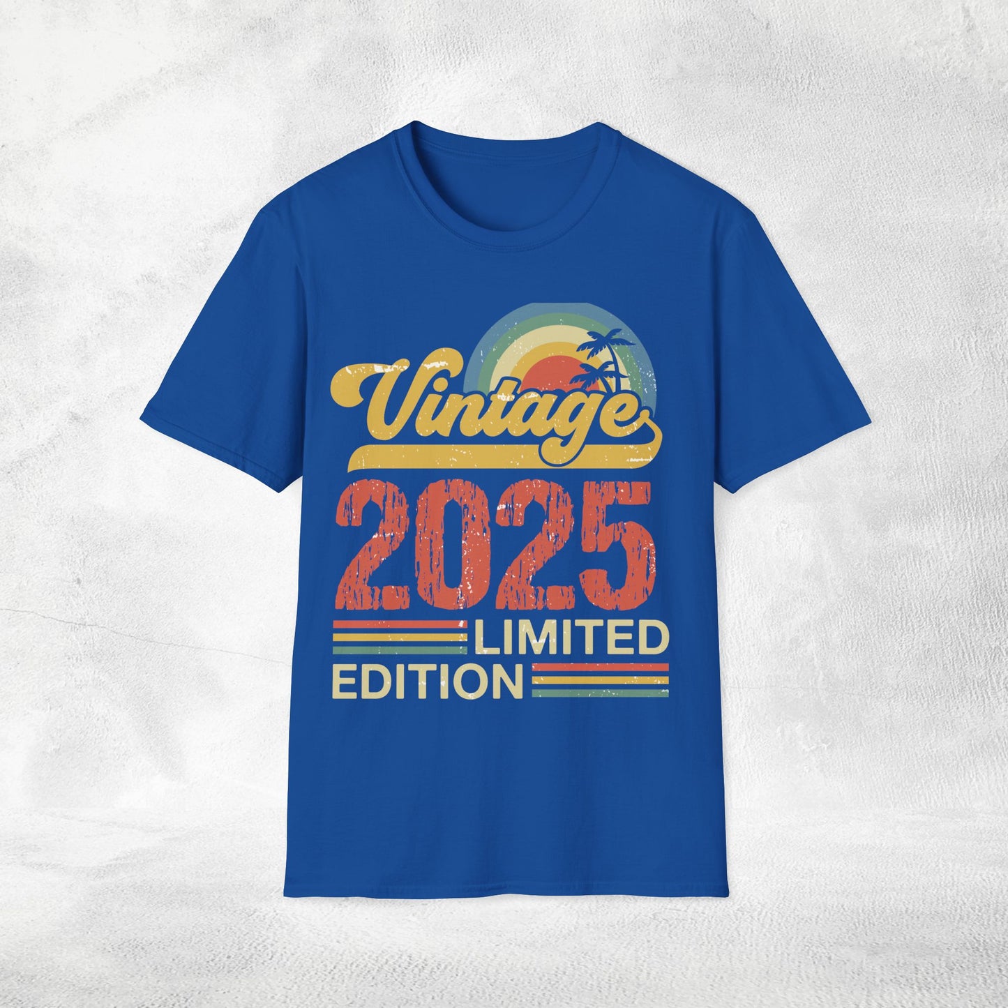 Unisex year of birth shirt 2025