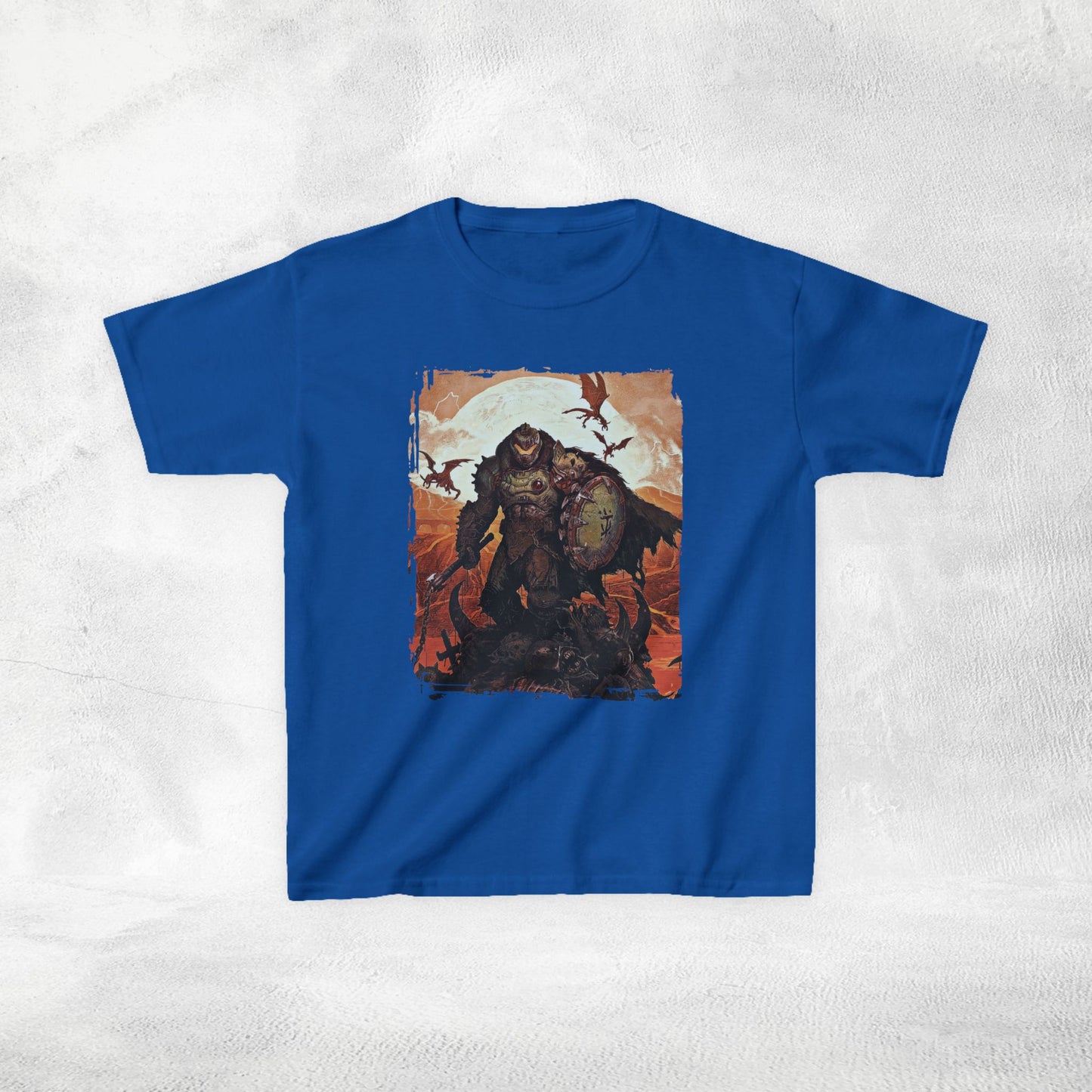 Kids  gaming shirt Doom the Dark Ages