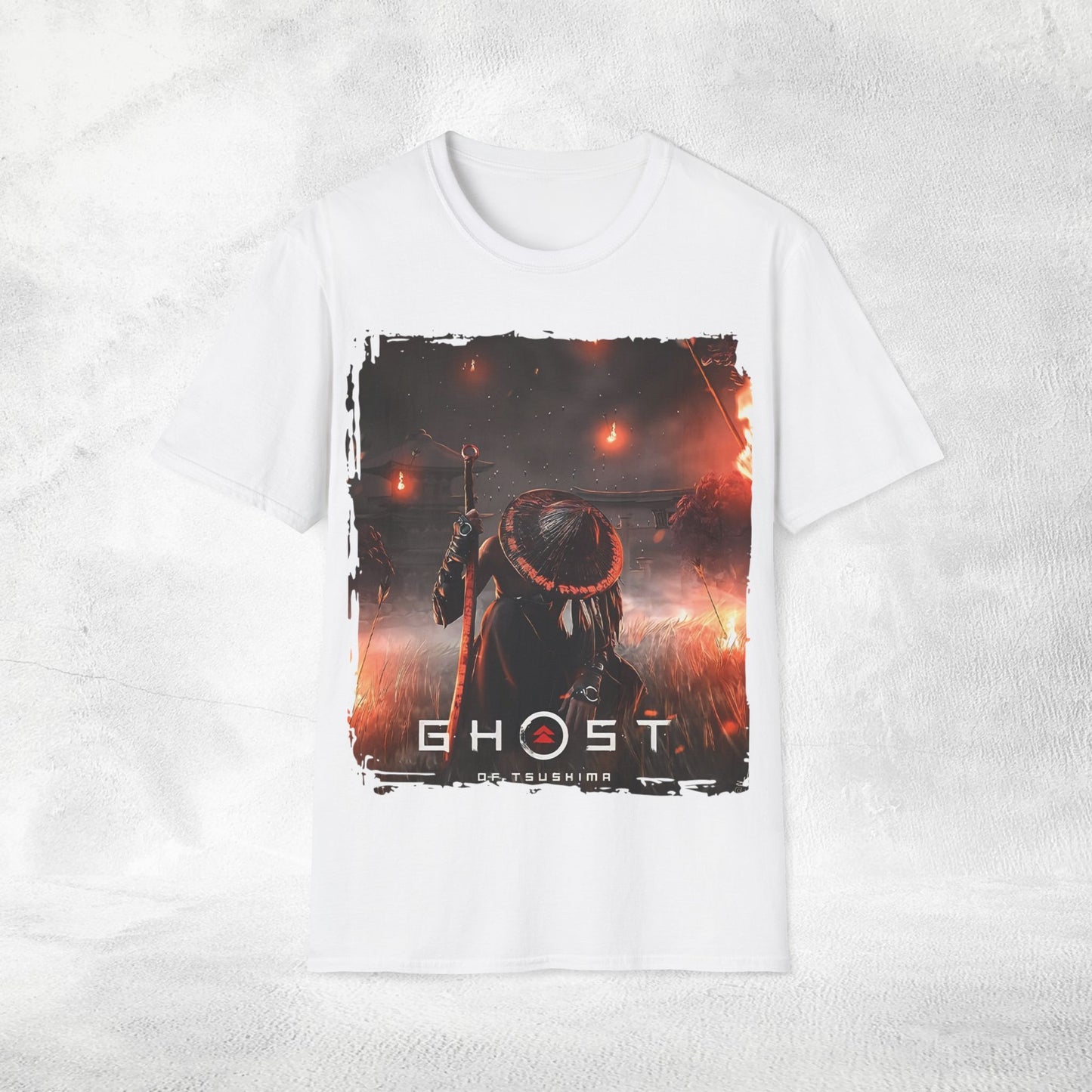 Unisex gaming shirt Ghost of Tsushima