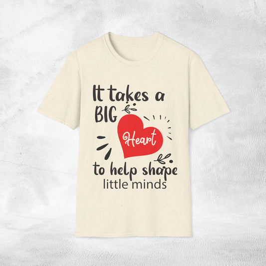 teacher shirt big heart