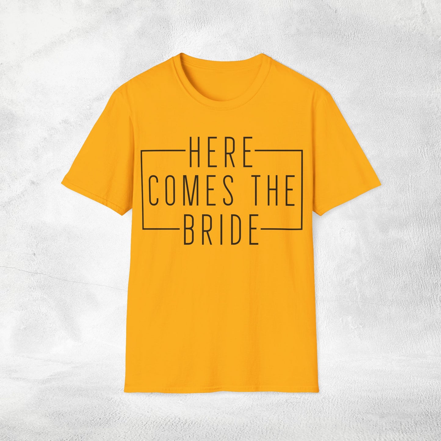 Women T-Shirt here comes the bride bachelorette party