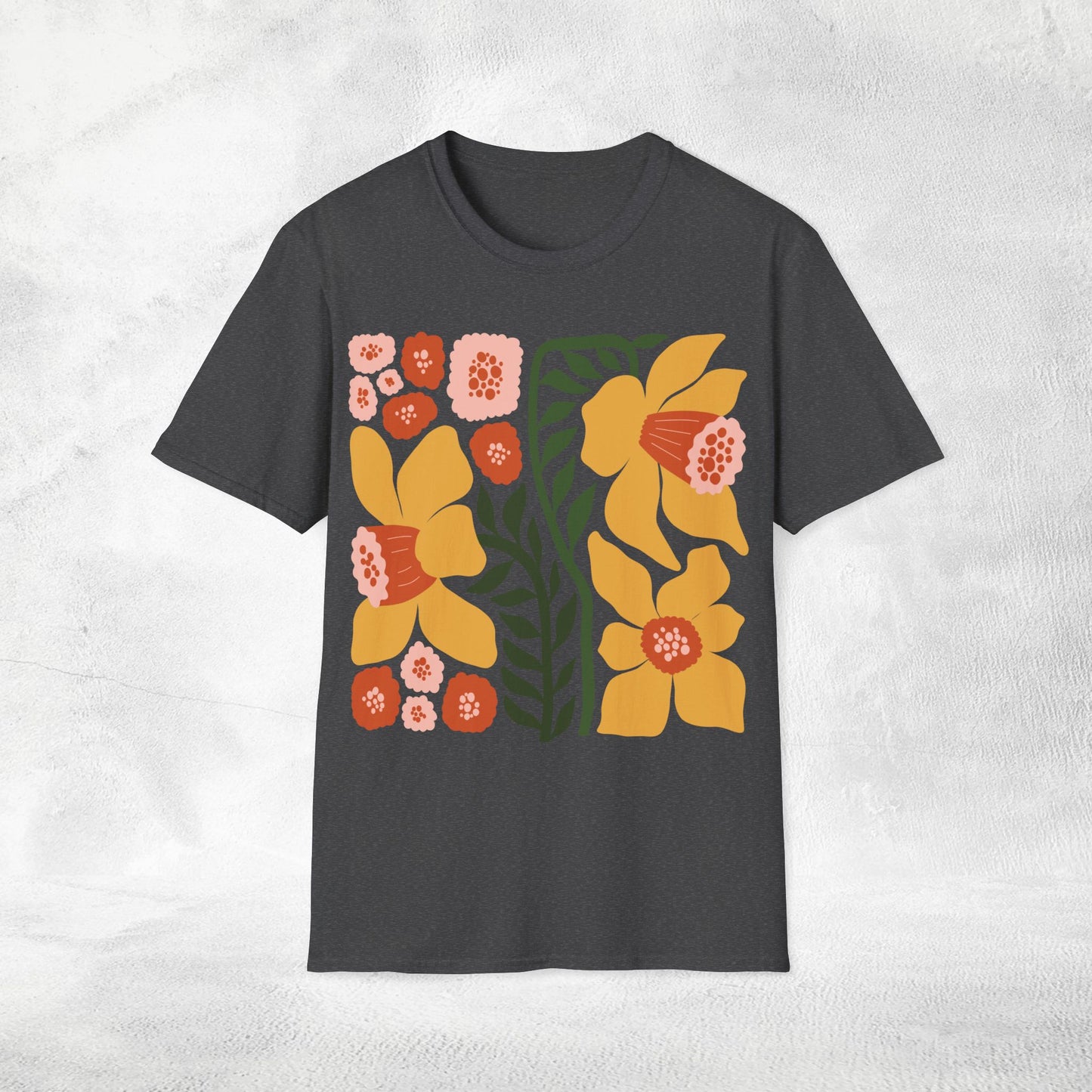 Womens shirt Dänische Blumen