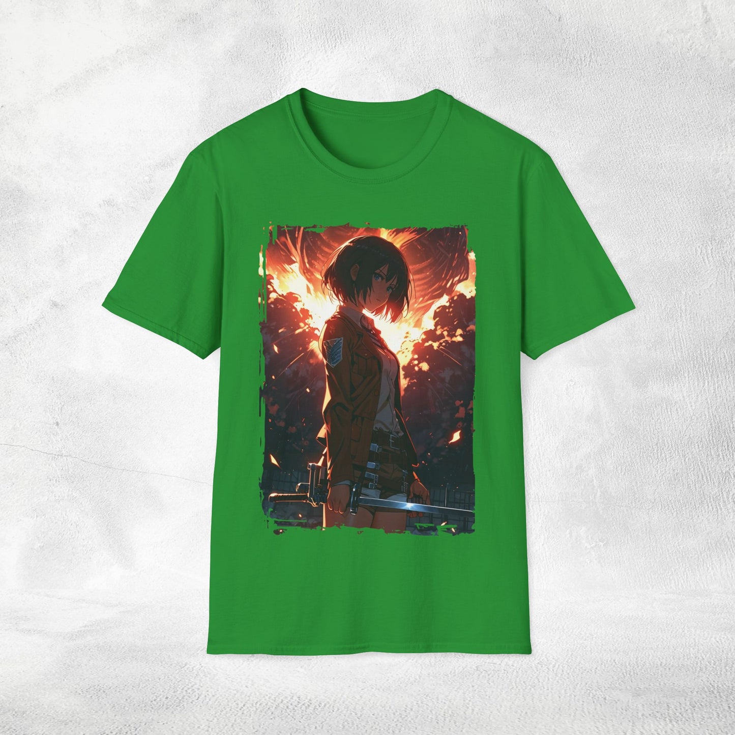 Unisex anime shirt Mikasa Ackerman
