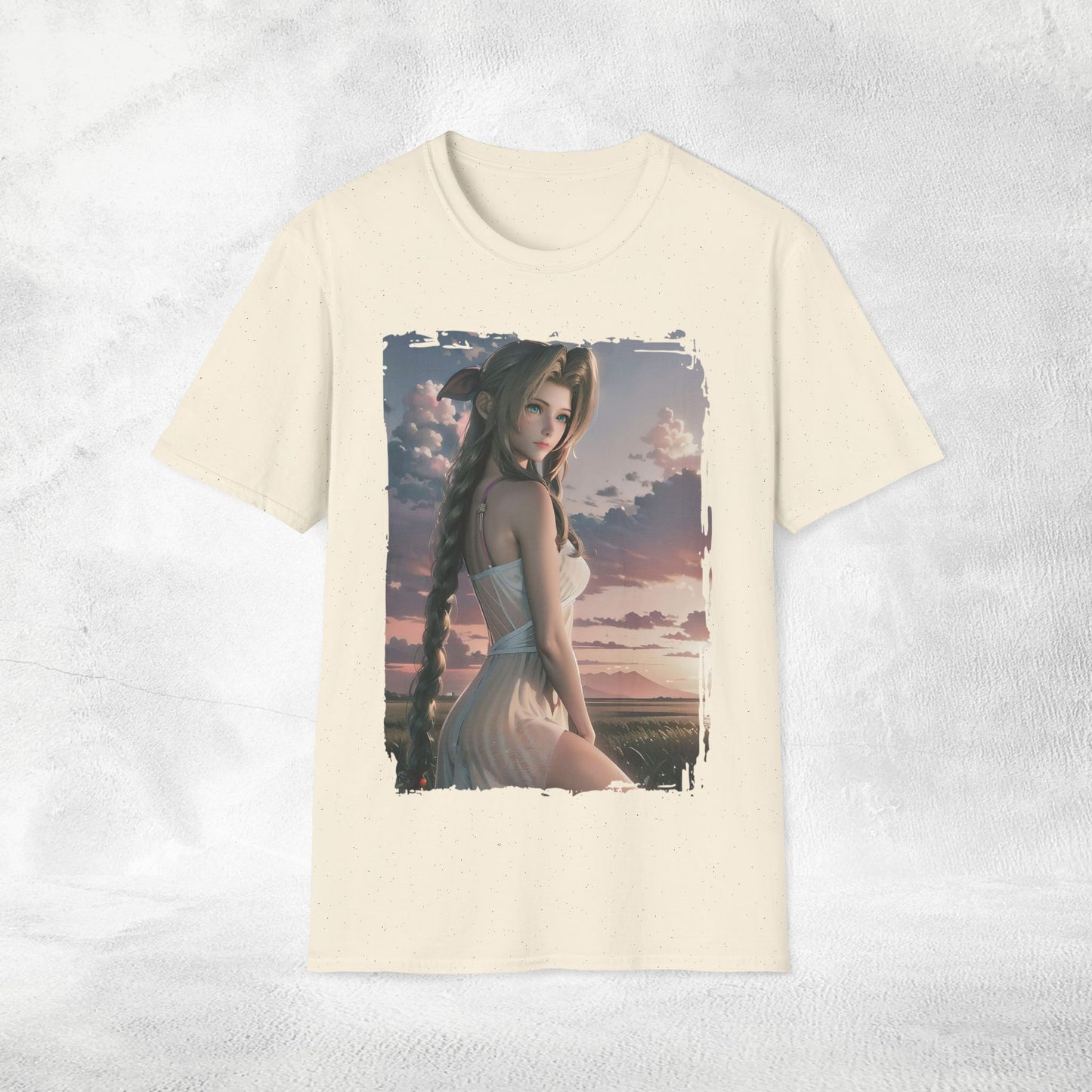 Unisex gaming shirt Final Fantasy Aerith Gainsborough