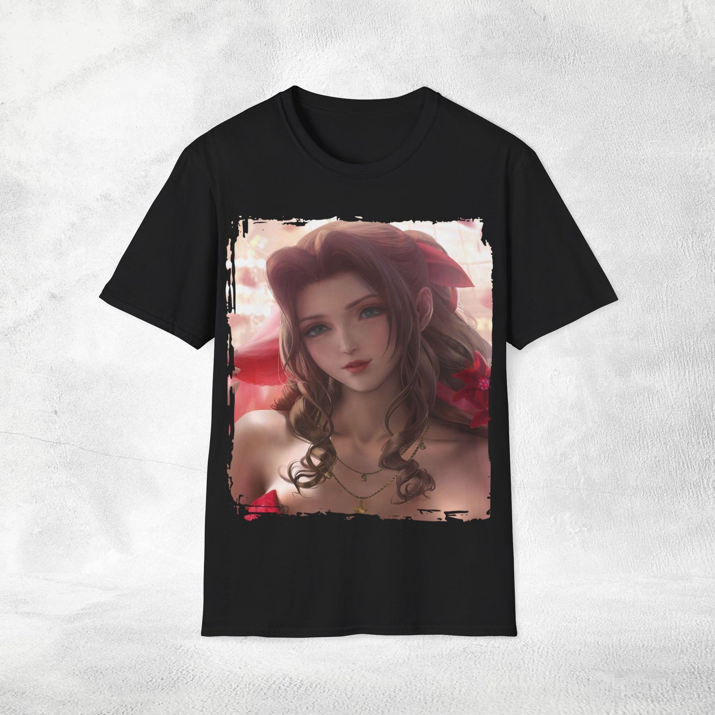 Unisex gaming shirt Final Fantasy Aerith Gainsborough