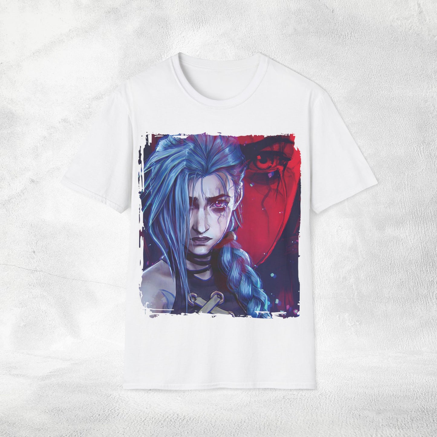 Unisex Gaming shirt Arcane Series LOL Jinx