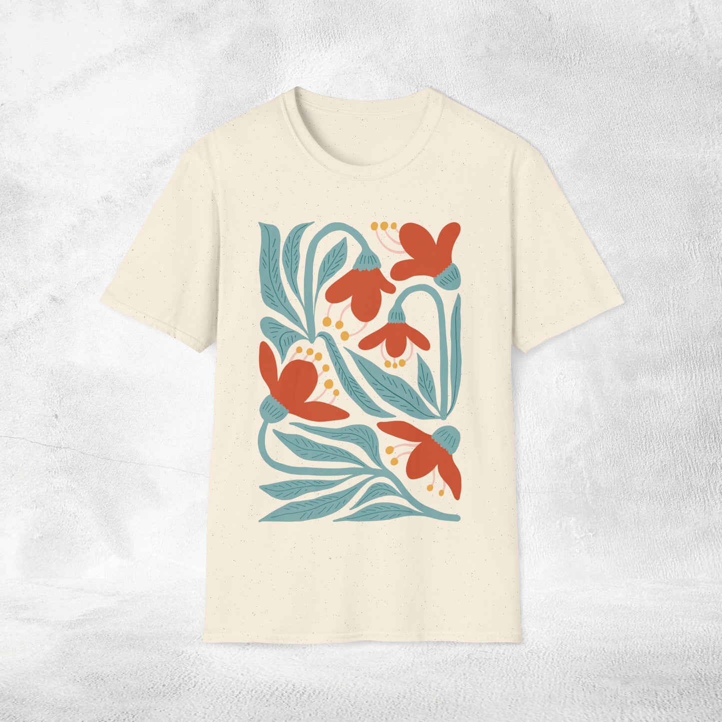 Womens shirt Dänische Blumen