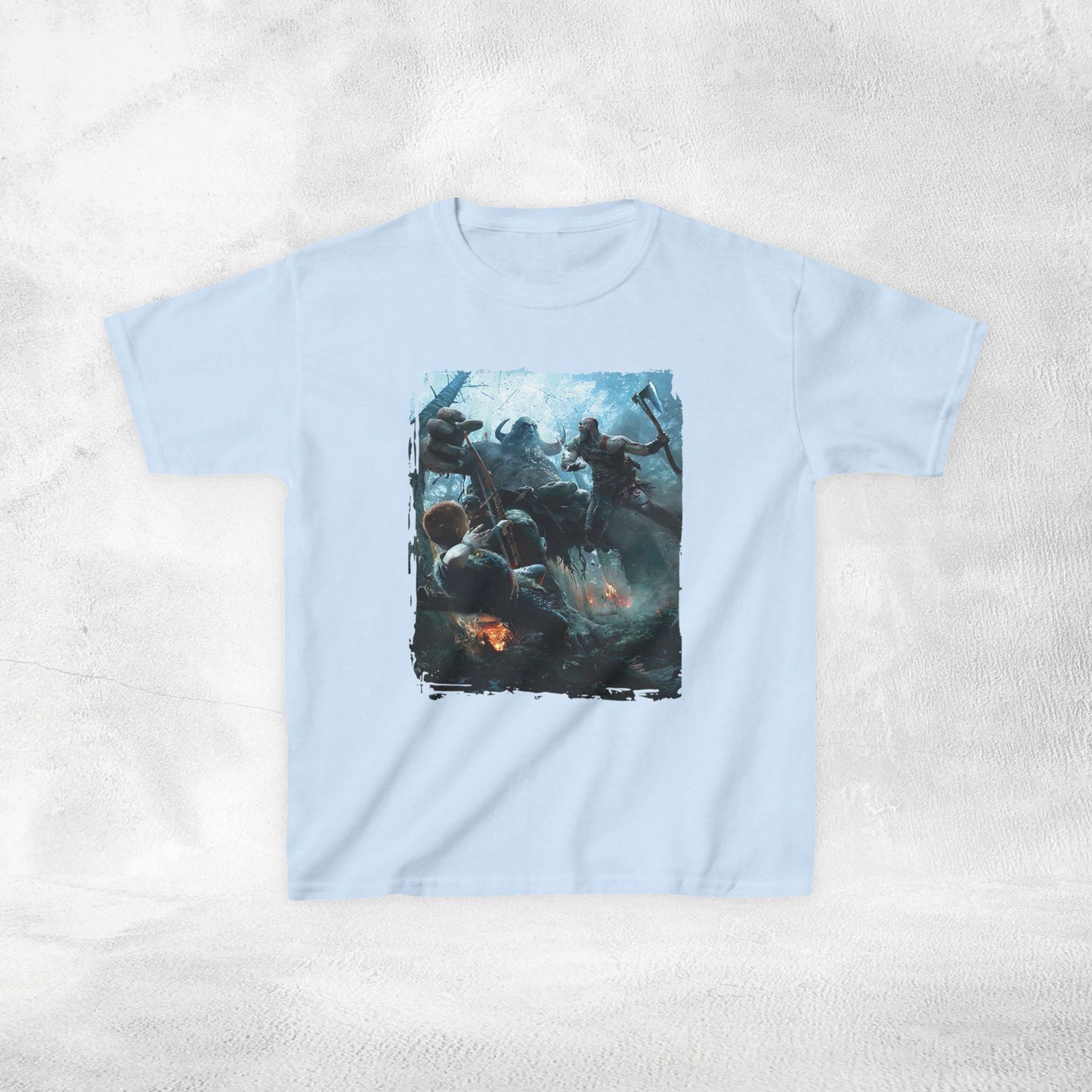Kids  gaming shirt Kratos
