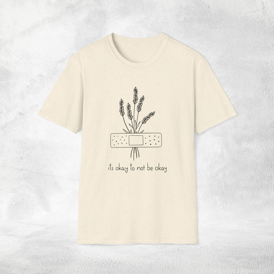 Womens Slogan T-shirt its ok to not be okay