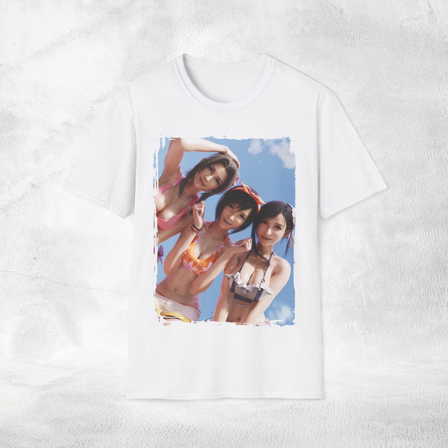 Unisex Gaming shirt Final Fantasy Aerith Gainsborough Tifa Lockhart Yuffie Kisaragi