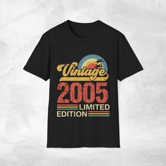 Unisex year of birth shirt 2005