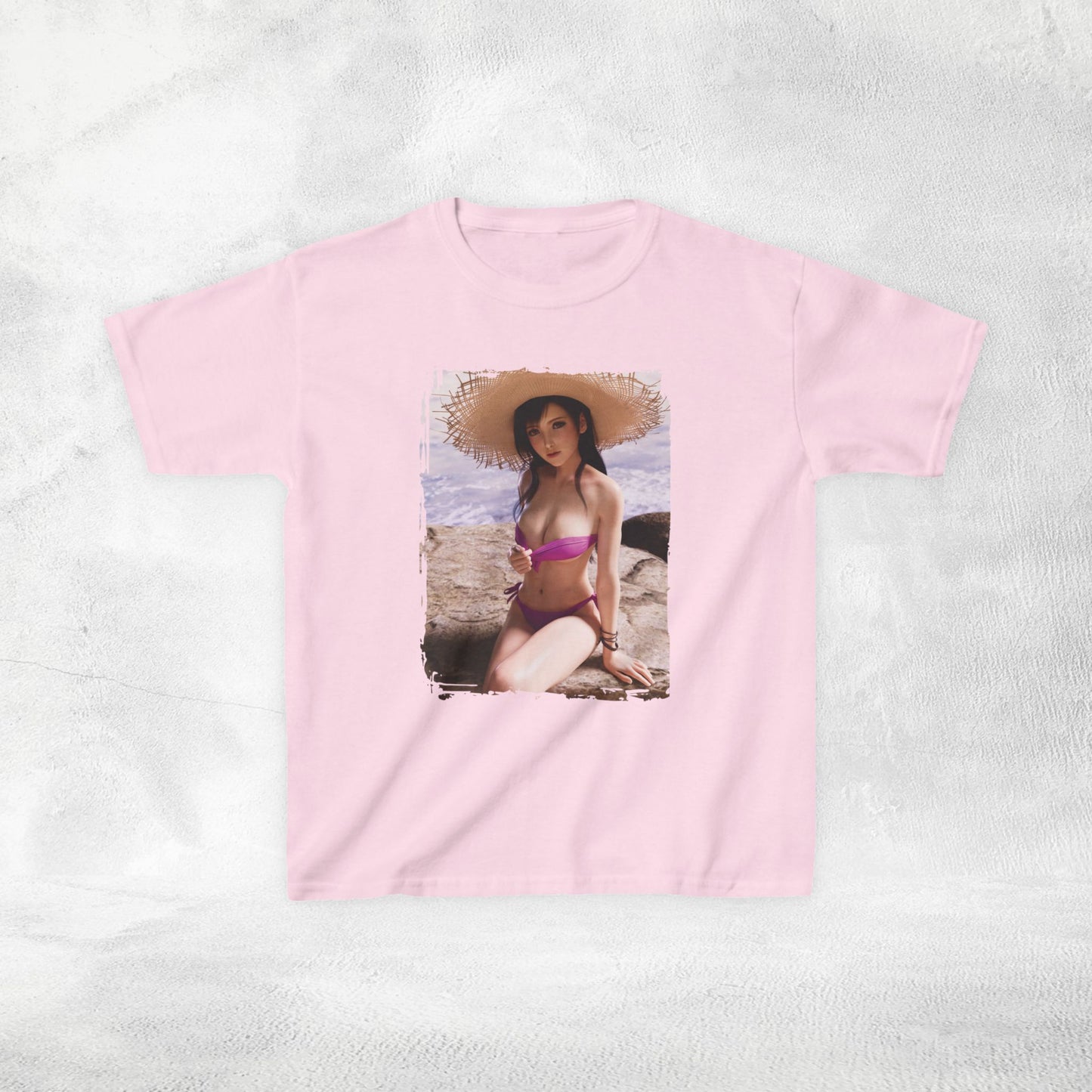 Kids gaming shirt Final Fantasy Tifa Lockhart Swimsuit