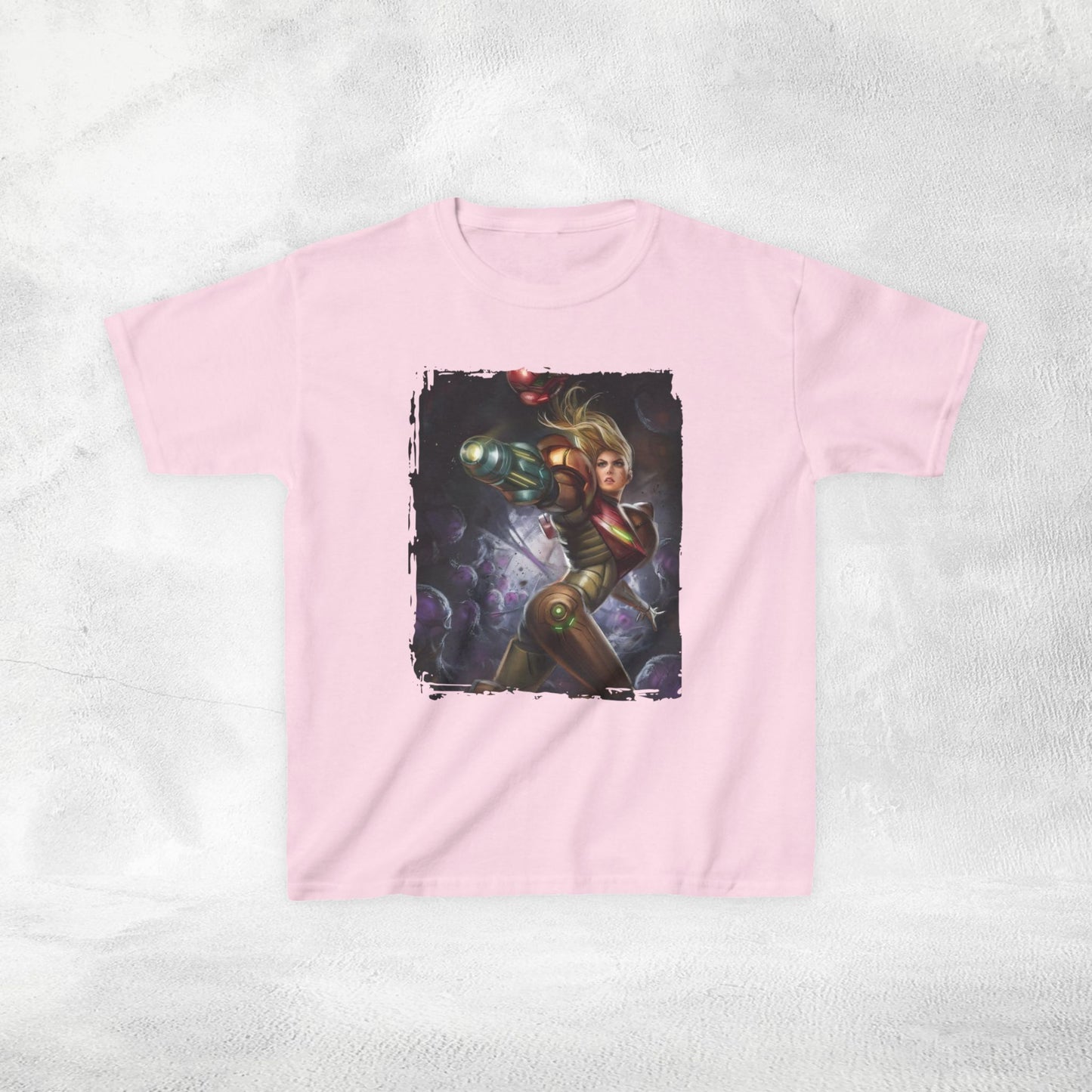 Kids  gaming shirt Samus Aran