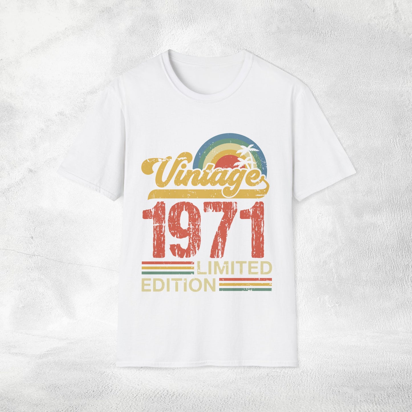 Unisex year of birth shirt 1971