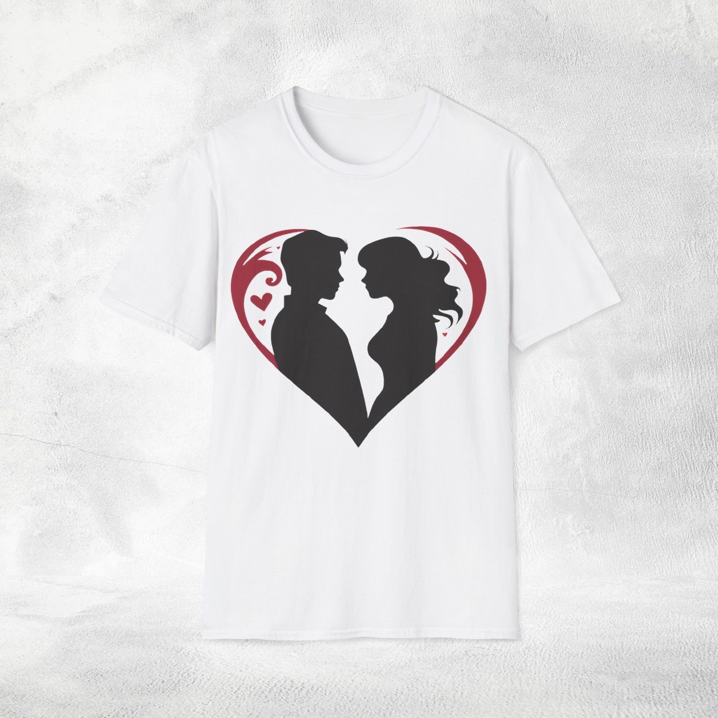 Unisex couples T-Shirt heart