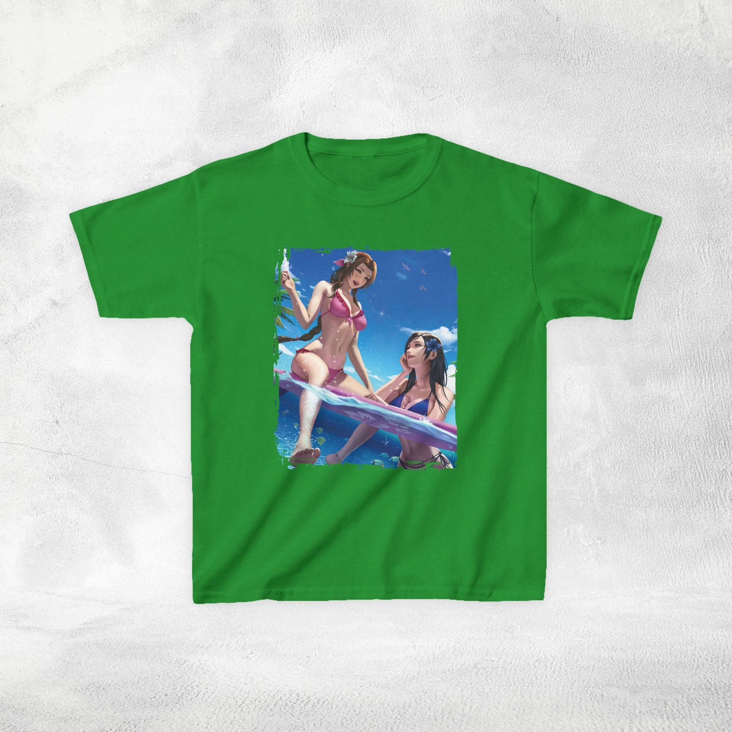Kids gaming shirt Final Fantasy Tifa Lockhart and Aerith Gainsborough