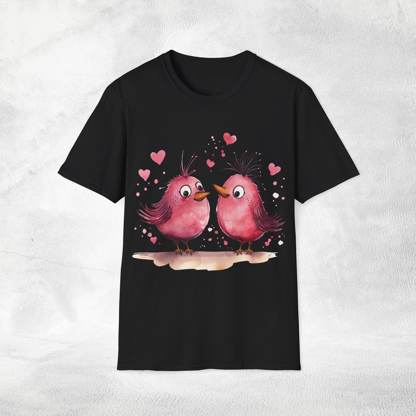 Unisex couples T-Shirt lovebird