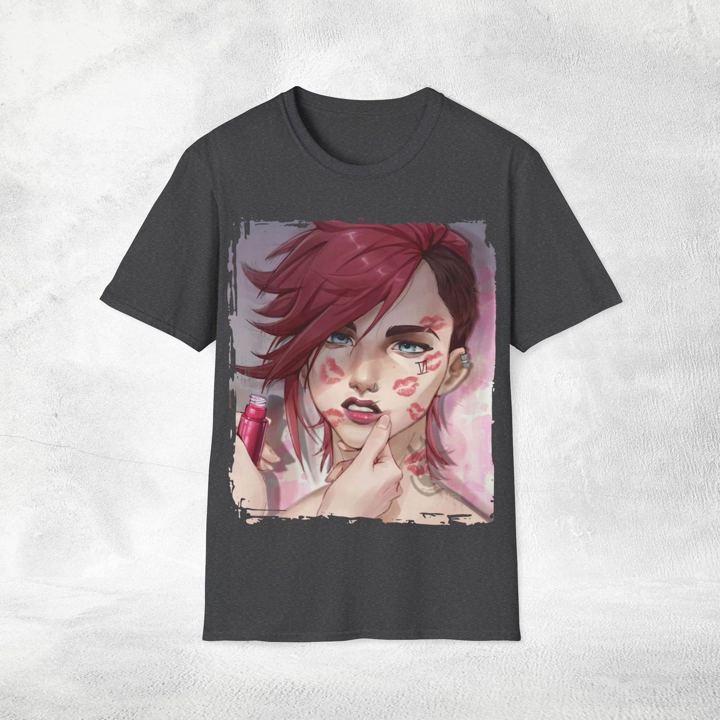 Unisex Gaming shirt Arcane Series LOL Caitlyn and Vi