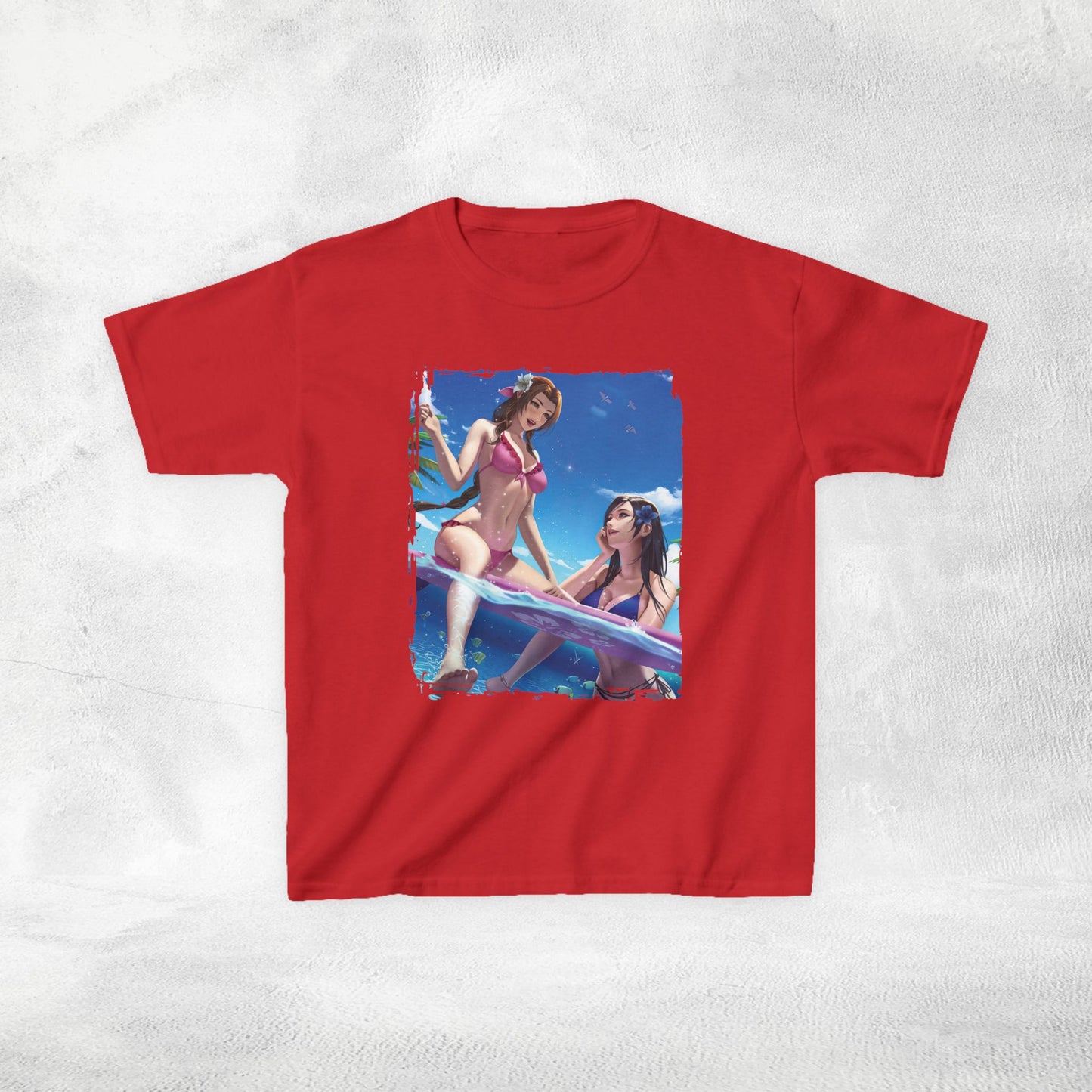Kids gaming shirt Final Fantasy Tifa Lockhart and Aerith Gainsborough