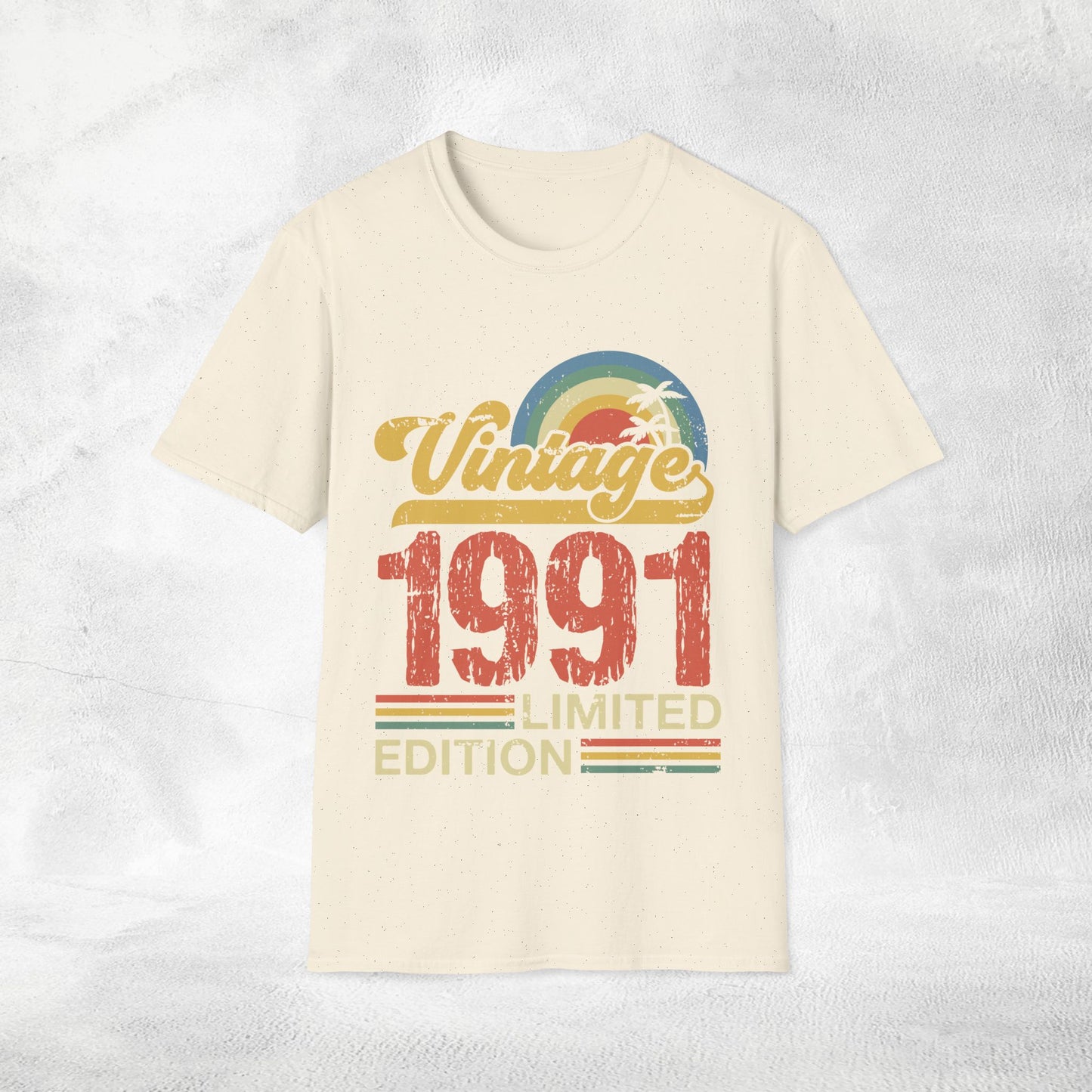 Unisex year of birth shirt 1991