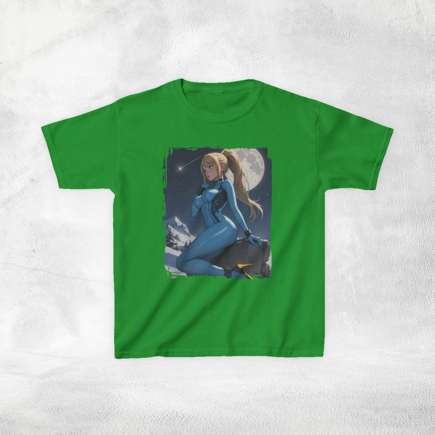 Kids  gaming shirt Samus Aran