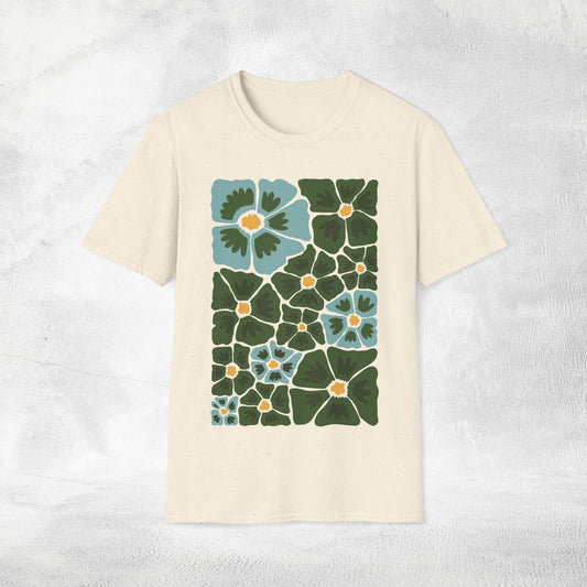 Womens shirt Dänische Blumen