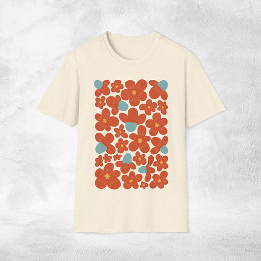 Womens shirt Dänische Blumen