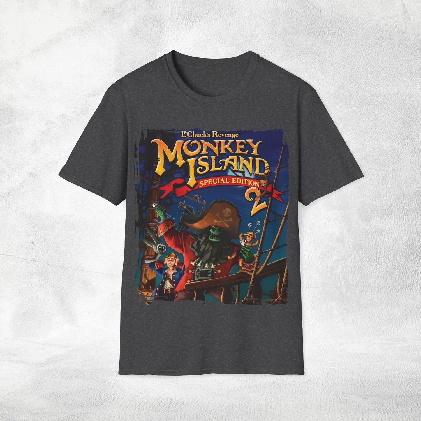Unisex gaming shirt Monkey Island 2