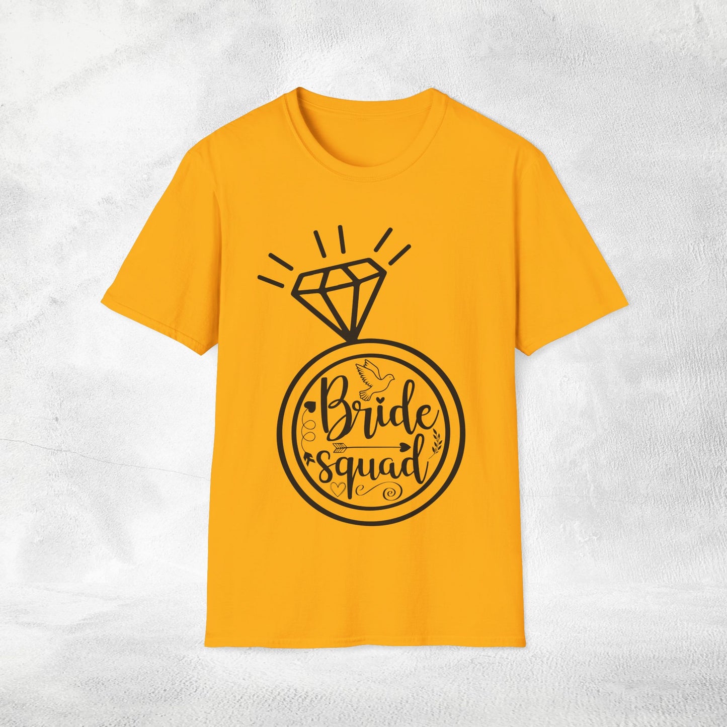 Women T-Shirt bride squad bachelorette party