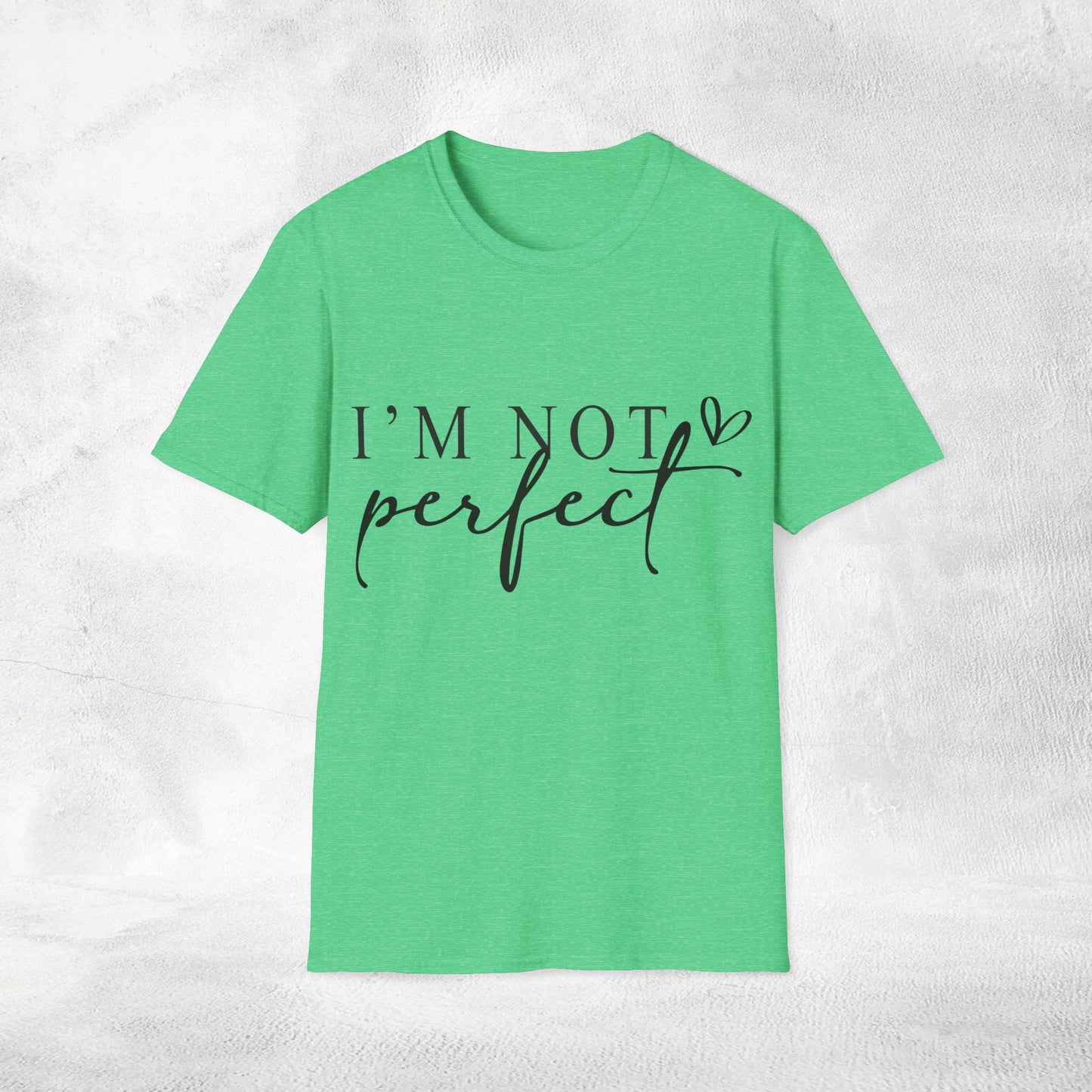 Women's Slogan T-shirt i'm not perfect