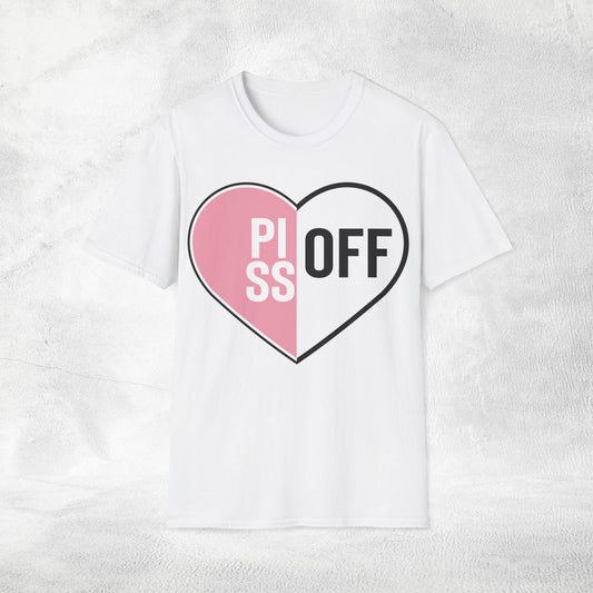 Womens T-shirt piss off