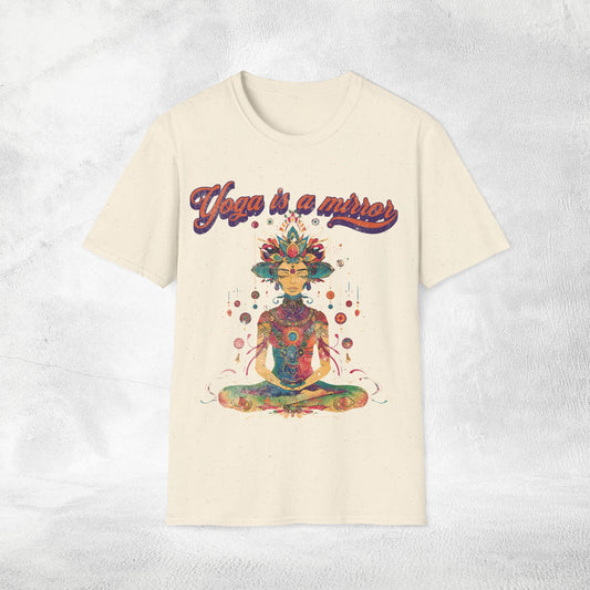 Women's yoga shirt Yoga is a mirror