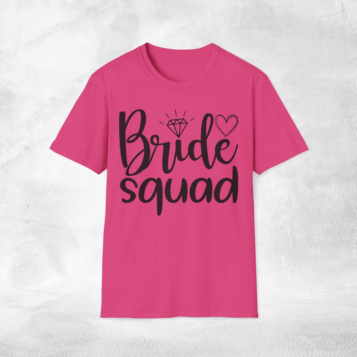 Women T-Shirt bride squad bachelorette party